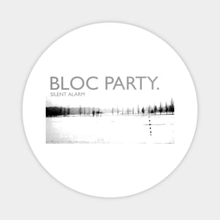 Bloc Party - Silent Alarm - White Deconstructed Magnet